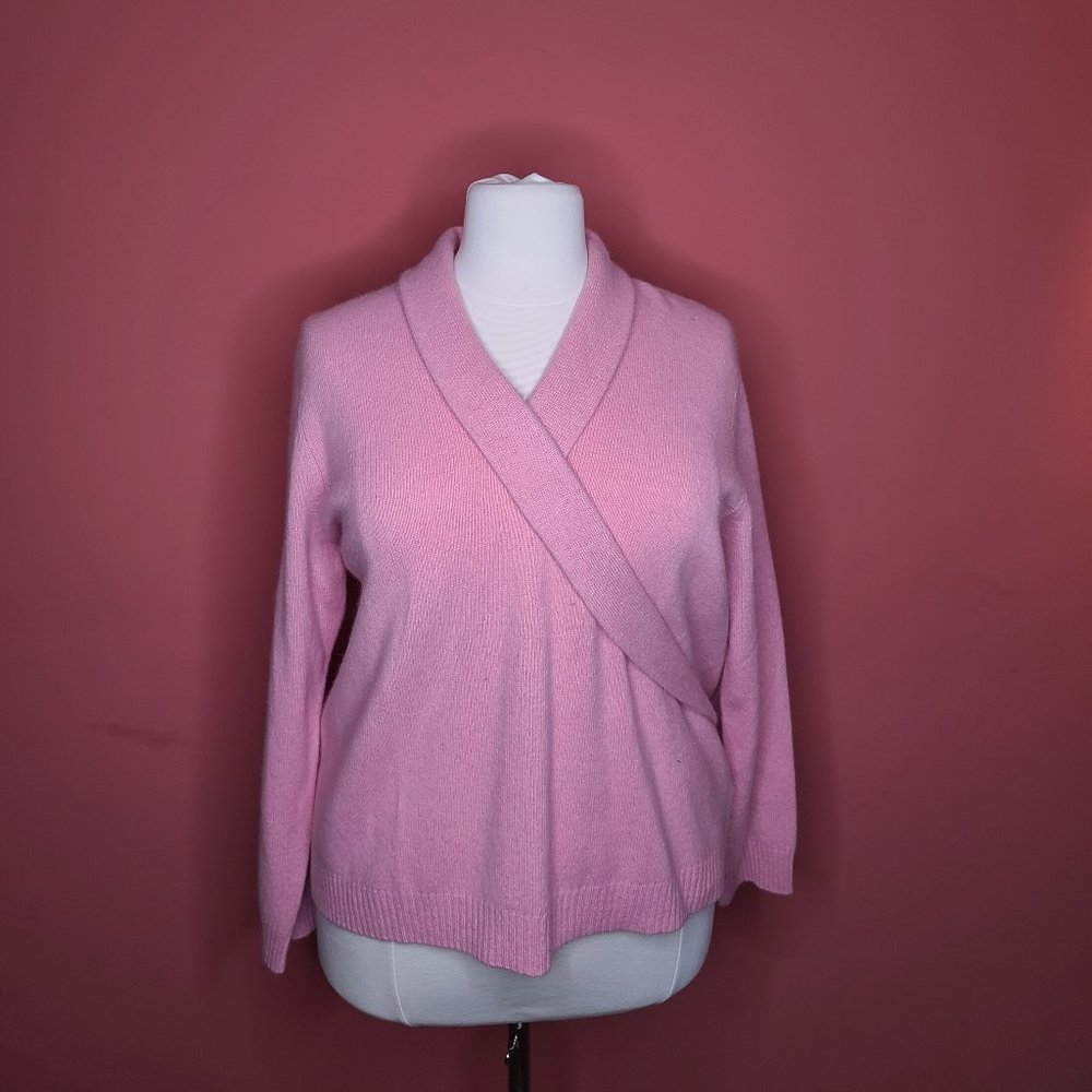Ralph Lauren Pink Lambswool & Angora Sweater